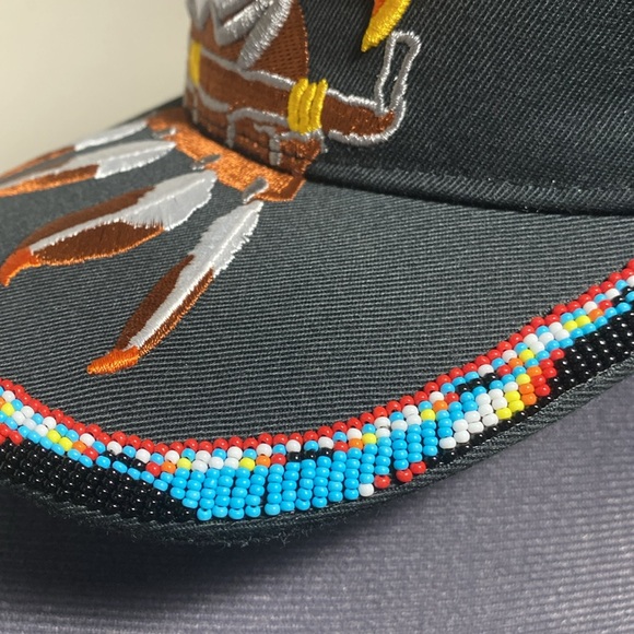Native Embroidered Baseball Cap - Picture 3 of 4